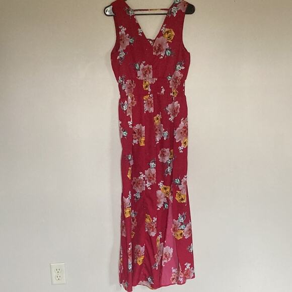 Bailey Blue Floral Sexy Dress Sz Small - Picture 6 of 11